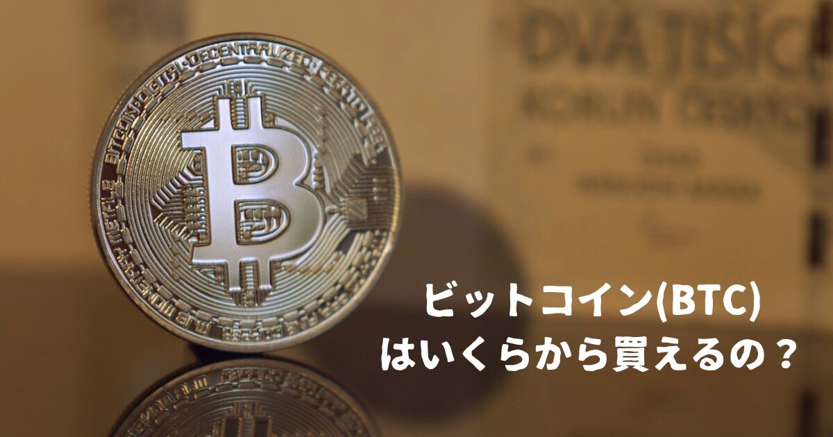 ビットコイン(BTC)はいくらから買えるの? ちょめじのビットコインホールド ビットコイン(BTC)はいくらから買えるの? ちょめじのビットコインホールド